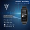 Bracelet Digital Voice Recorder Watch, Wristband 32GB Voice Activated, Noise Cancelling Audio Recorder with Playback Function