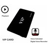 VIP Card Digital Voice Recorder, 32GB Voice Activated Noise Cancelling Audio Recorder for Lectures 40 Hours Recording Time Black