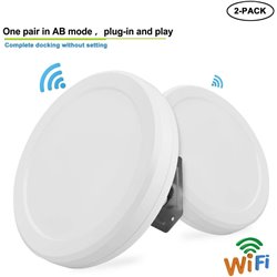 5.8G Wireless Bridge 900Mkbps Outdoor Network Extender, Point to Point Access Point Long Range WiFi BridgeHigh Speed 2-Pack