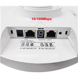 5.8G Wireless Bridge 900Mkbps Outdoor Network Extender, Point to Point Access Point Long Range WiFi BridgeHigh Speed 2-Pack