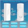 5.8G Outdoor Wireless Bridge Point to Point Access PTP/PTMP CPE355 100Mbps 1.8ML Long Range WiFi Extender14DBI High Gain Antenna