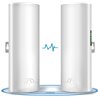 Wireless Bridge, 5.8G Outdoor CPE Point to Point Long Range Access Point with 14DBi High Gain Antenna PTP/PTMP Plug& Play 2-Pack