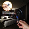 Hidden Spy Camera RF Detector Personal Alarm Pinhole Camera Lens Scanner, Door& Luggage Alert Tool, Find Mini WiFi Cam Pen Style