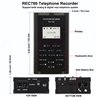 Landline Phone Call Recorder Automatic/Manual Telephone Calls Recording Device for Digital/Analog/VoIP Phone Systems Lines