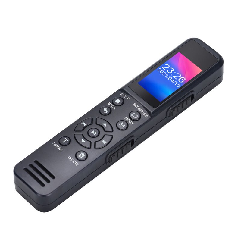 Digital Voice Recorder, Voice Activated Recorder with Playback Small Tape Sound Recorder 8GB Internal Memory with 32GB TF Card