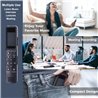 Telephone Recorder, 4 Channel USB Landline Telephone Recorder Box Phone Logger Monitor with PC software, Easy Manage Call Logs