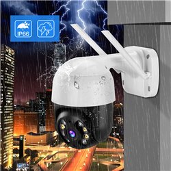 Home Security Camera Outdoor, Wireless WiFi IP Camera 360°View Motion Detection, Two Way Talk, HD 1080P Full Color Night Vision