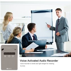 Digital Voice Recorder, 1 Key Recording Voice Activated Sound Recorder, Play Music or Recorded Sounds by 3.5 Plug Earphone 32GB