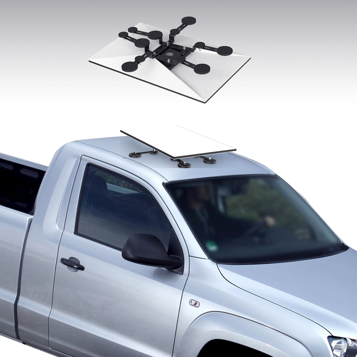 Starlink Gen 3 Magnetic Roof Mount – 12-Magnet No-Drill Quick-Release Kit for RV, Van & Boat