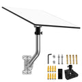 Starlink Gen 3 Wall & Eave Mount – 300 mm Stainless Steel Pole with Adjustable Tilt Adapter