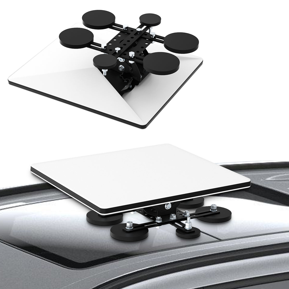 Starlink Mini Magnetic Roof Mount – 6-Magnet No-Drill Mounting Kit for Car, RV & Boat, Quick Release Design