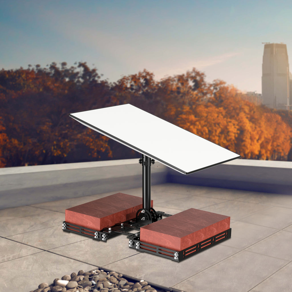 Starlink Gen 3 Roof Ridge Mount – No-Drill Ballast Frame for 8–16 Bricks