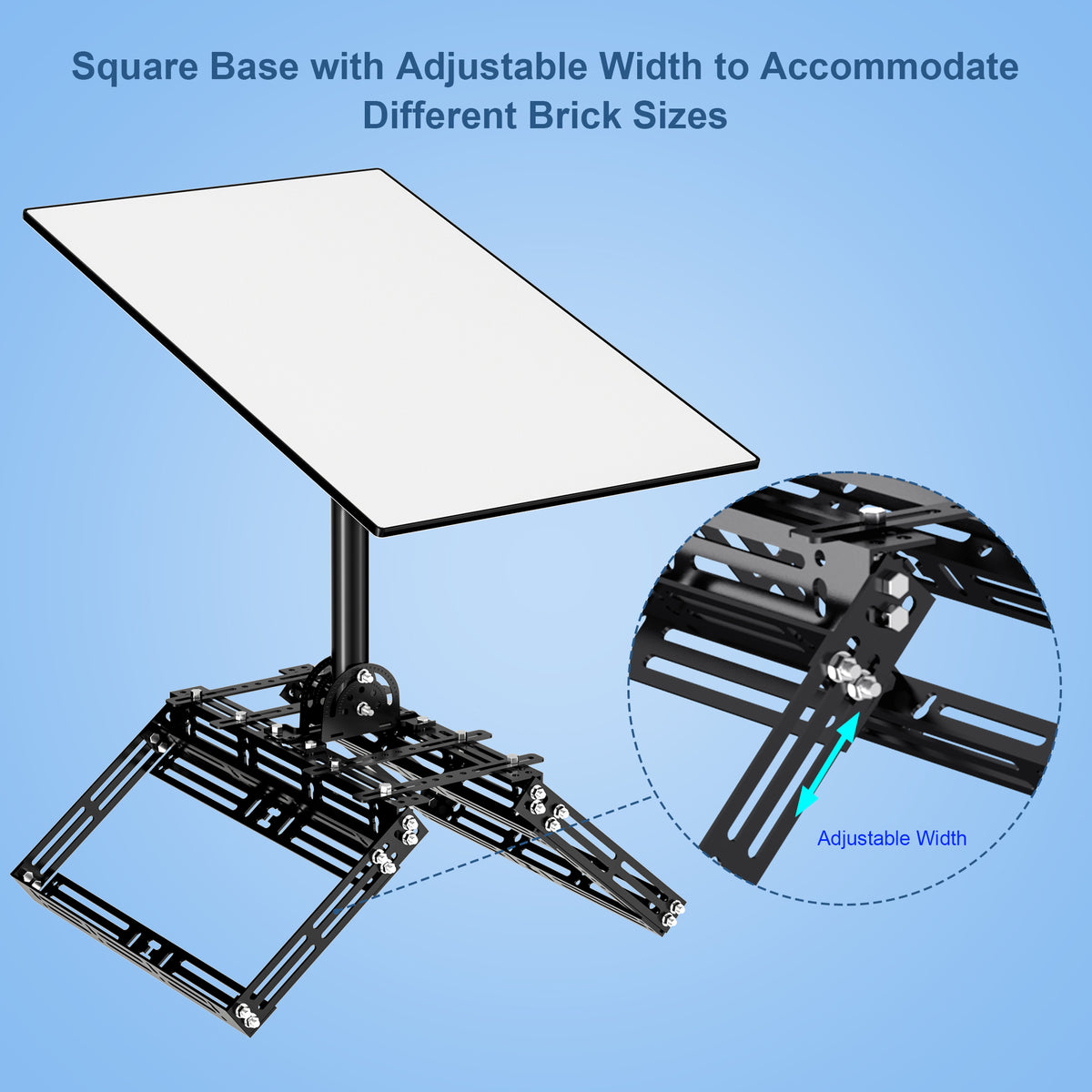 Starlink Gen 3 Roof Ridge Mount – No-Drill Ballast Frame for 8–16 Bricks