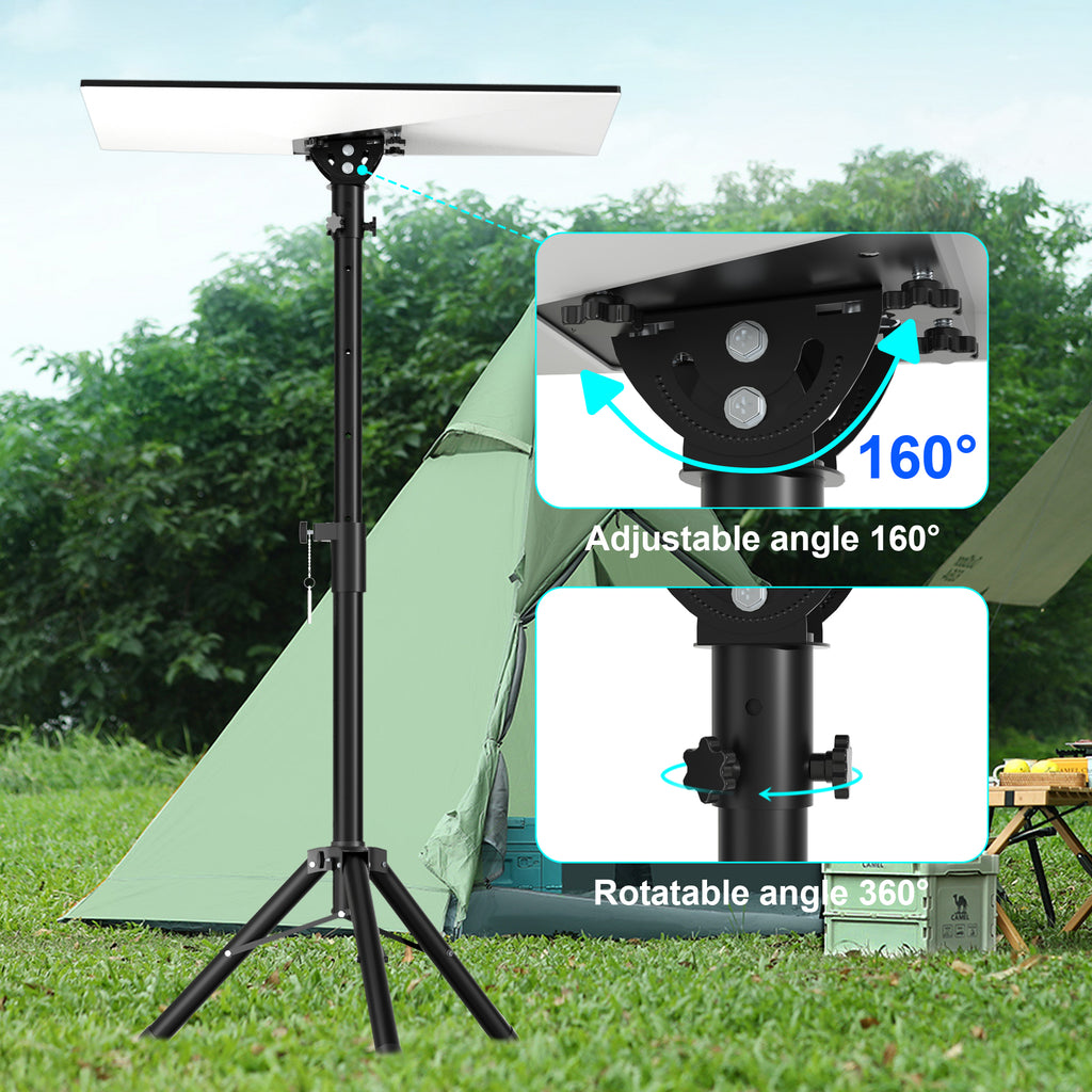 Starlink Gen 3 / Standard 4 / 4X / Enterprise Large Tripod Mount – Portable Detachable Stand with Adjustable Height & Tilt