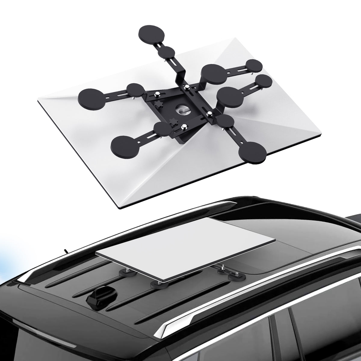 Starlink Gen 3 Magnetic Roof Mount – 12-Magnet No-Drill Quick-Release Kit for RV, Van & Boat