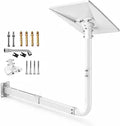 Starlink Gen 3 Extendable Long Wall Mount – White Pole with Multi-Angle Ball Joint Adapter
