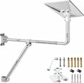 Starlink Gen 3 Long Eave Mount – Stainless Steel Straight Pole with Support Brace & Ball Joint Adapter