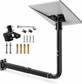 Starlink Gen 3 Extendable Long Wall Mount – 32.8" Black Pole with Multi-Angle Ball Joint Adapter