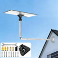 Starlink Gen 3 / Standard 4 / 4X / Enterprise Telescopic Long Wall Mount – Stainless Steel 90° Elbow Pole with Adjustable Tilt Adapter