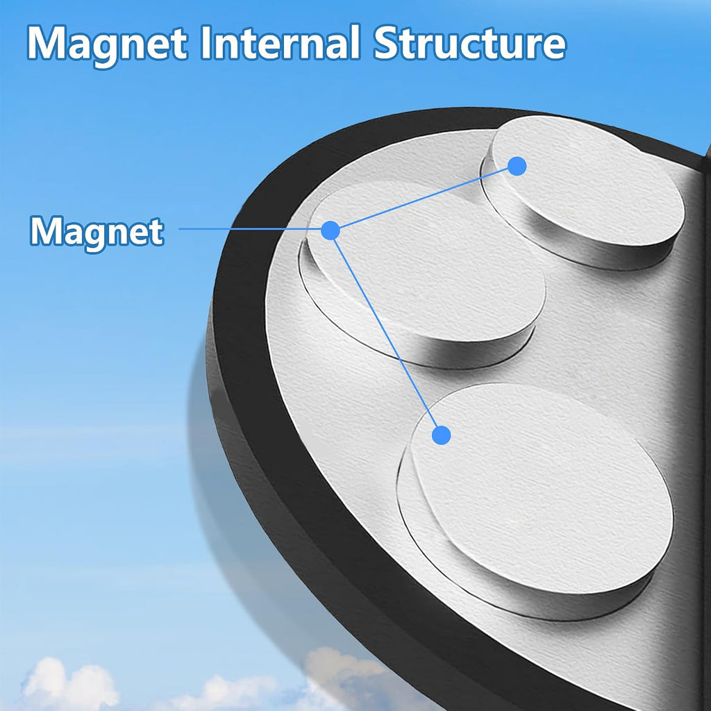 Starlink Gen 3 Magnetic Roof Mount – 12-Magnet No-Drill Quick-Release Kit for RV, Van & Boat