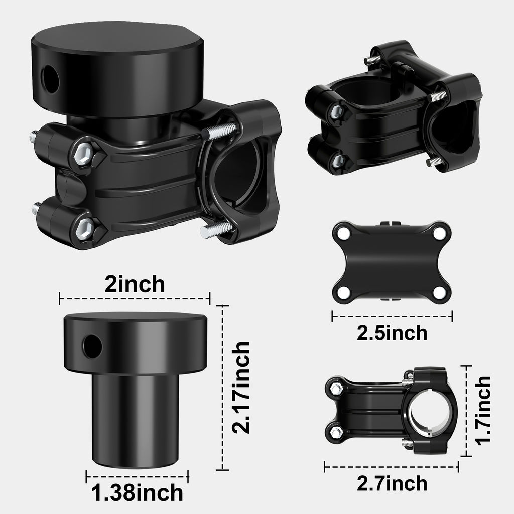 Starlink Mini RV Ladder, Boat Rail Mount – 0.8–1.1" Clamp, Works with Original Mini Adapter