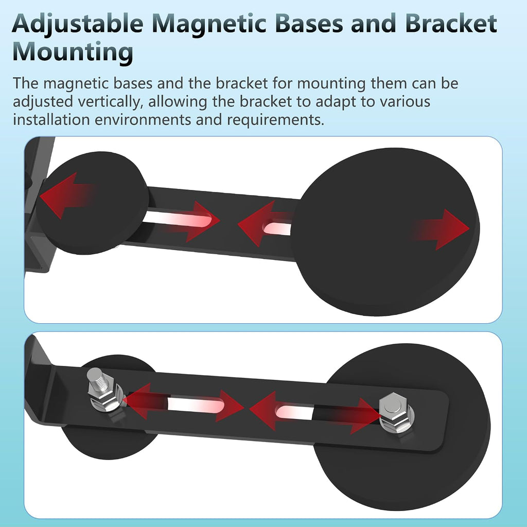 Starlink Gen 3 Magnetic Roof Mount – 12-Magnet No-Drill Quick-Release Kit for RV, Van & Boat