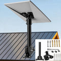 Starlink Gen 3 Roof Mount – For Standard 4 / 4X / Enterprise Dishes Black Iron Pole with Aluminum Ball Joint Adapter