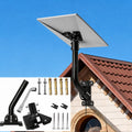 Starlink Gen 3 Wall Mount – 300 mm Black Powder-Coated J-Pole with Multi-Angle Ball Joint Adapter