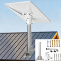 Starlink Gen 3 Roof Mount – 430 Stainless Steel Pole with White Multi-Angle Ball Joint Adapter