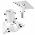 Starlink Mini Ball Joint Adapter – White Aluminum Multi-Angle Mount for Poles Up to 2.0" / 50.5 mm