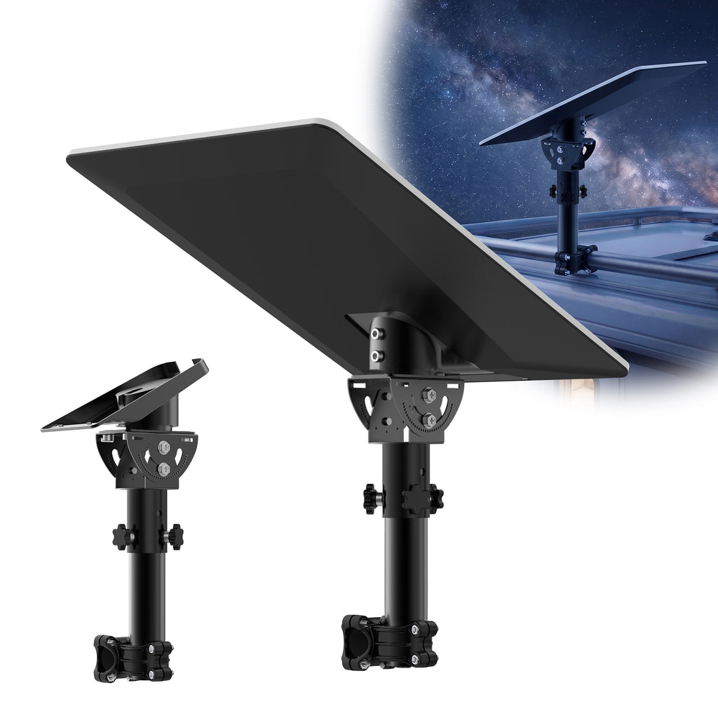 Starlink V5 / Gen 5 RV Ladder & Boat Rail Mount – 0.8–1.1" Clamp, Works with Original V5 Pipe Adapter